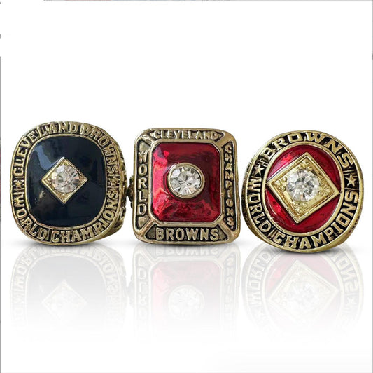 1950 1955 1964 Cleveland Browns Championship Rings Set with Box Packed