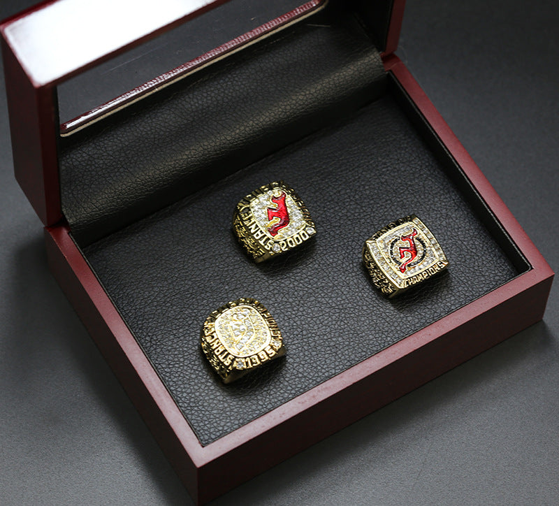 1995 2000 2003 New Jersey Devils Stanley Cup Championship Rings Set