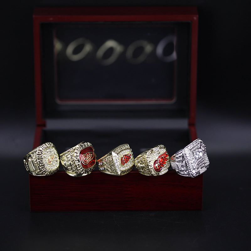 1986 1997 1998 2002 2008 Detroit Red Wings Stanley Cup Championship Rings Set