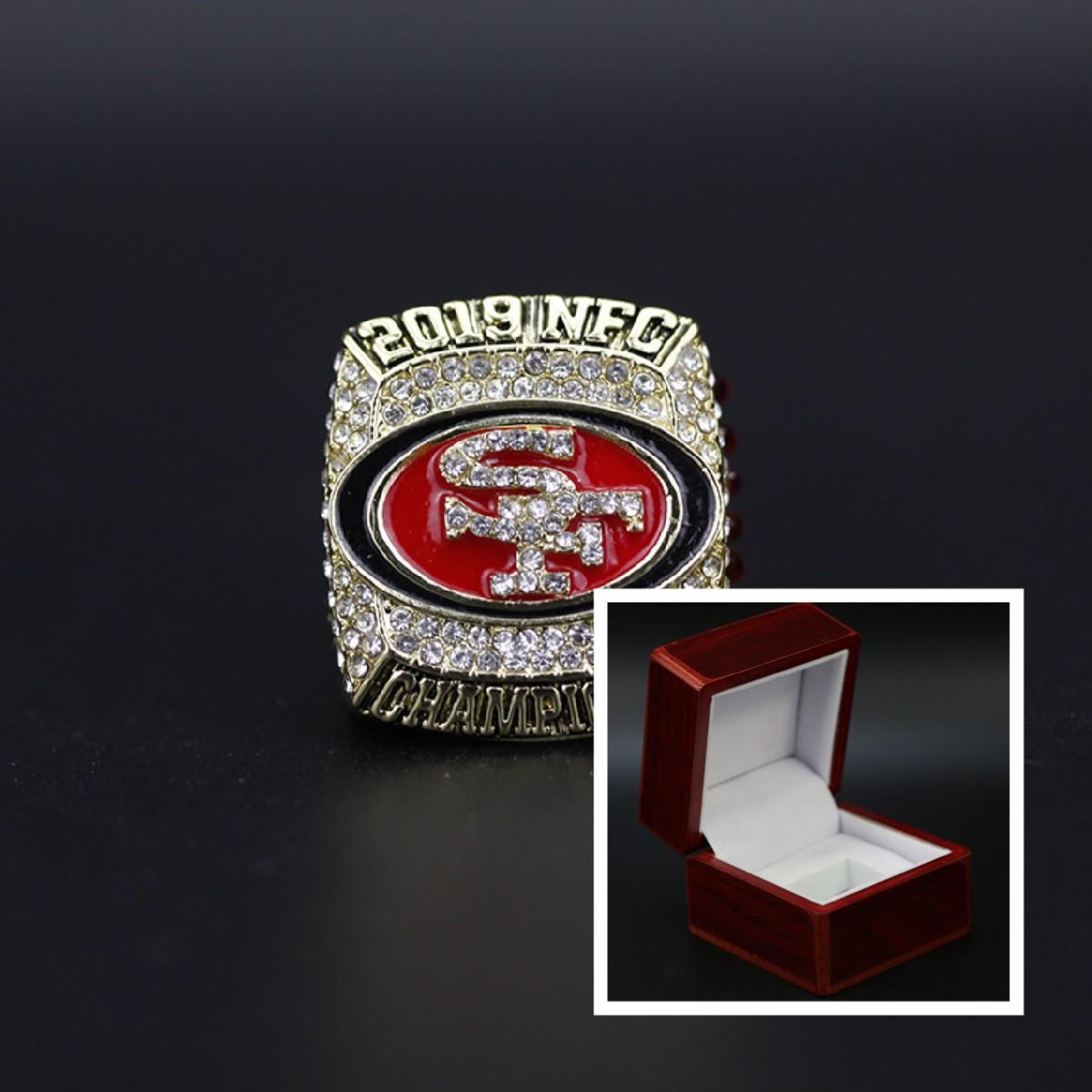 2019 NFC San Francisco SF 49ers Championship Ring with Box