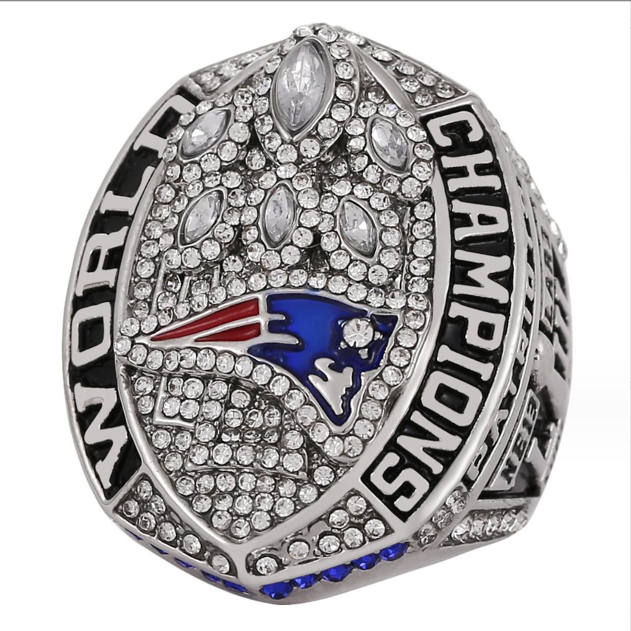 2018 New England NE Patriots Super Bowl Championship Rings With Box-BRADY