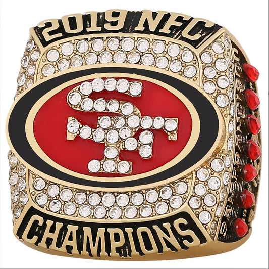 2019 NFC San Francisco SF 49ers Championship Ring with Box