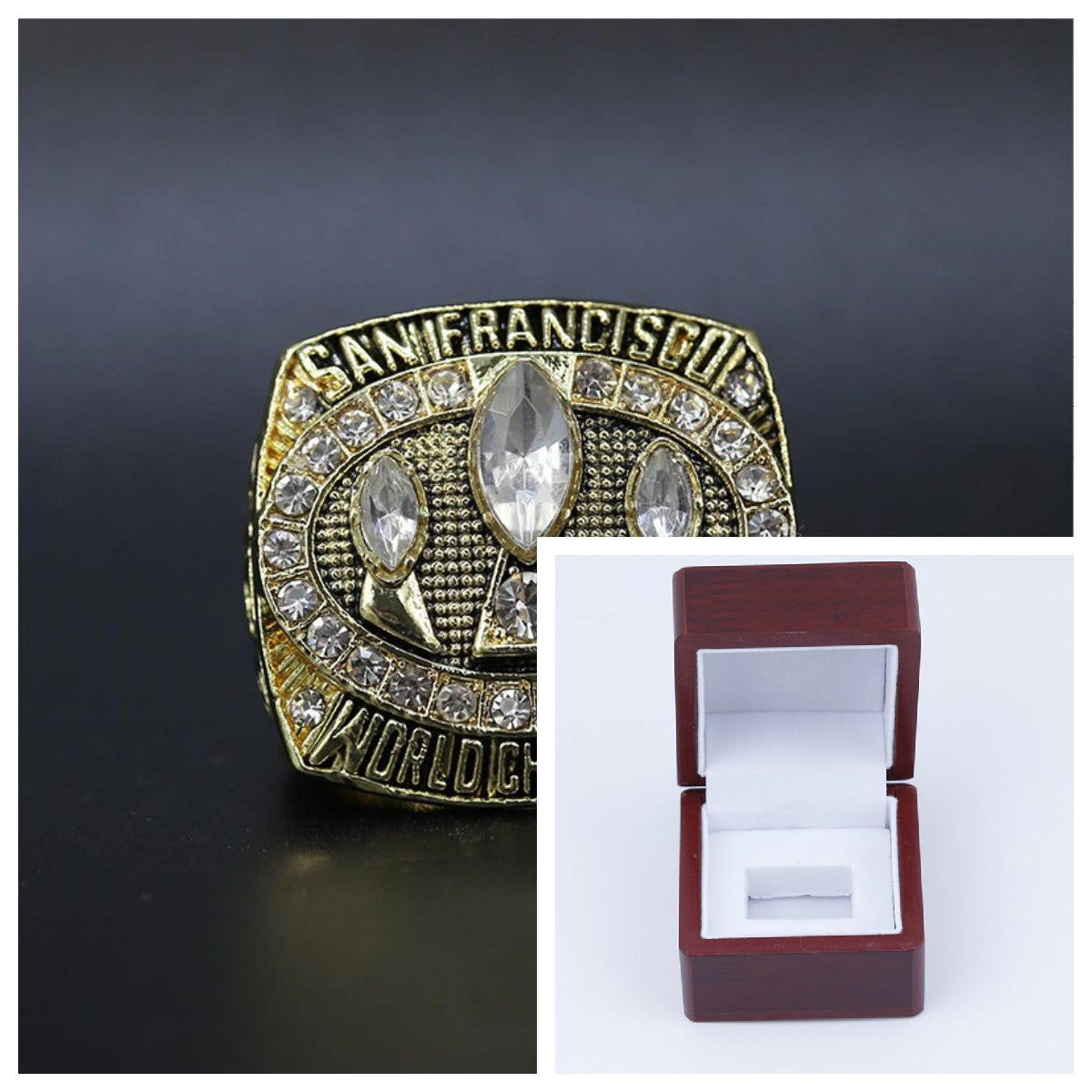 1988 San Francisco SF 49ers Super Bowl Championship Ring- RICE