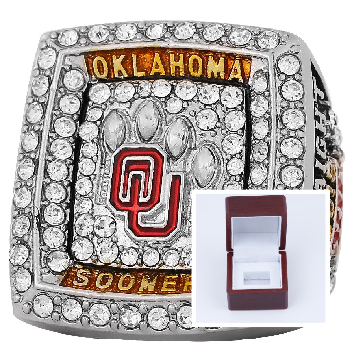 2018 Oklahoma State University OSU National Championship Rings With Box Set