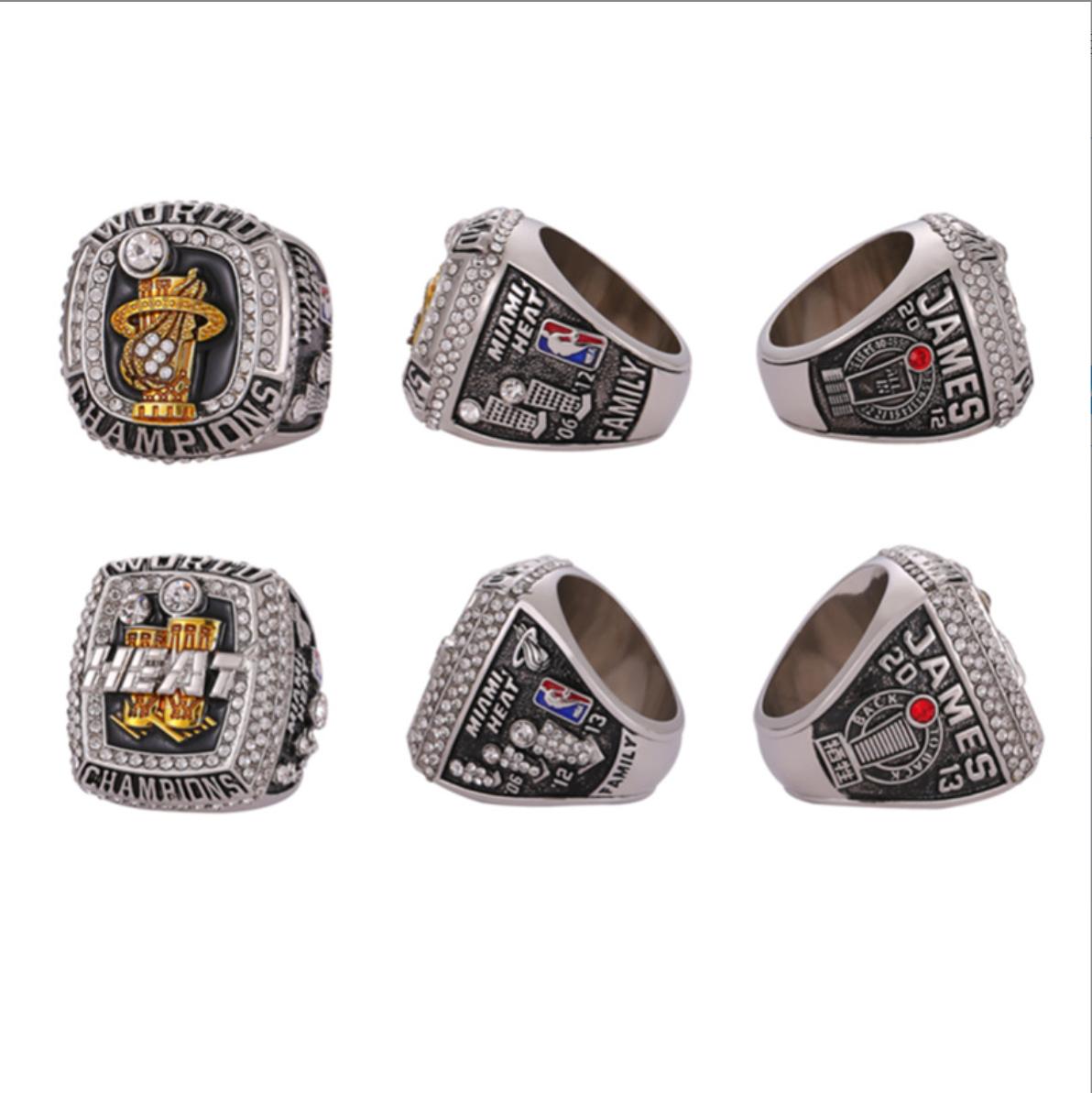 Heats Cavaliers Lakers JAMES World Championship Rings Set For Fans Best Collection Gift