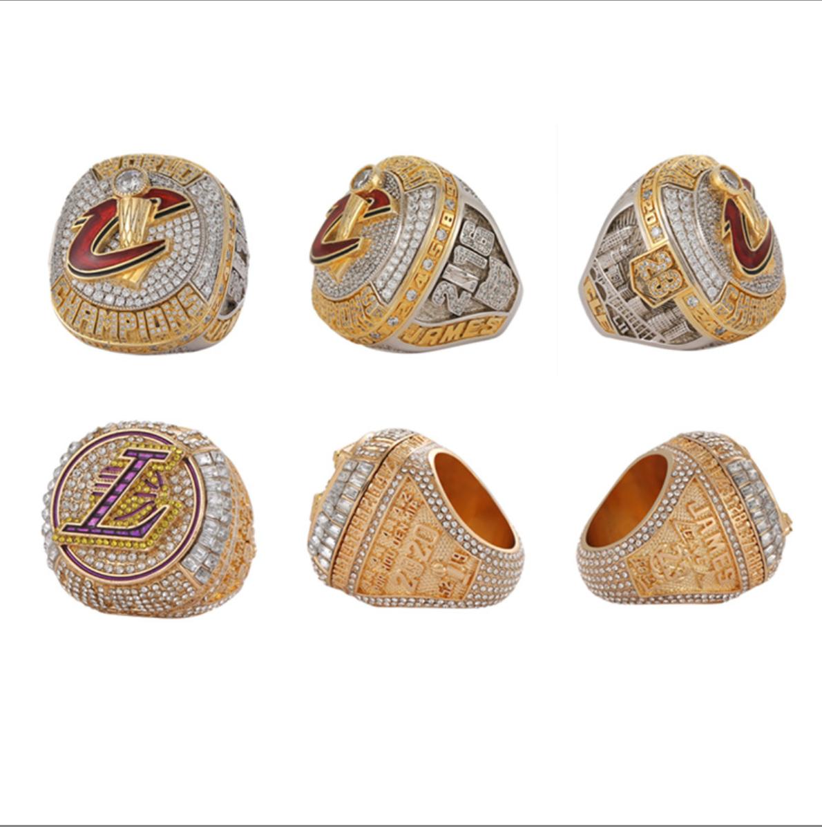 Heats Cavaliers Lakers JAMES World Championship Rings Set For Fans Best Collection Gift