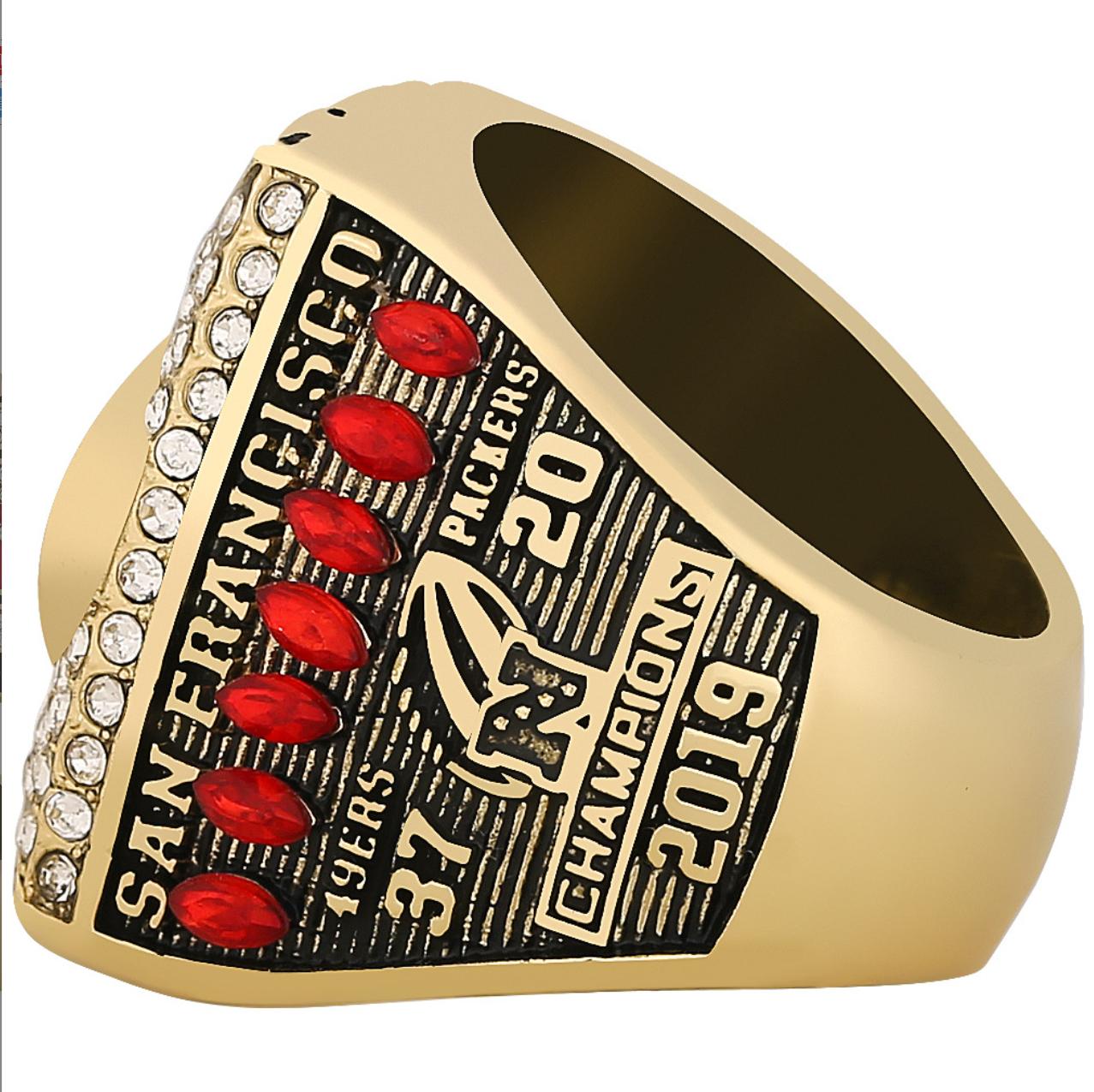 2019 NFC San Francisco SF 49ers Championship Ring with Box