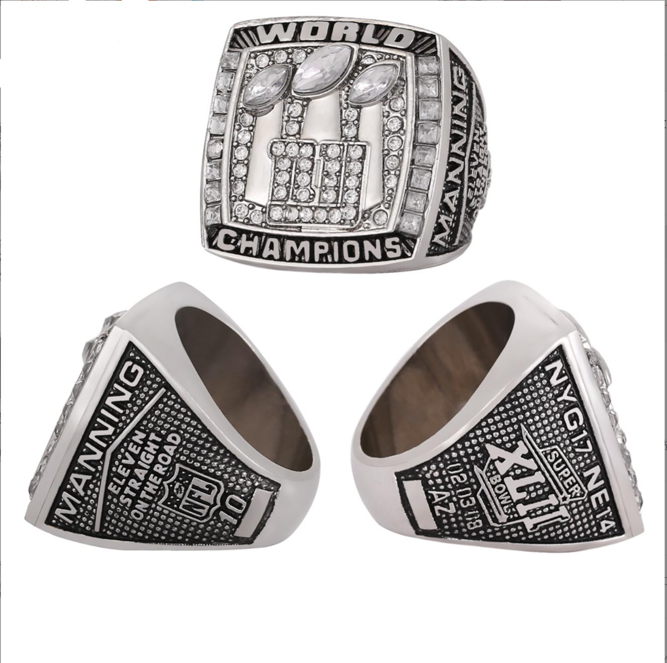 2007 New York NY Giants Super Bowl Championship Rings with Box Set