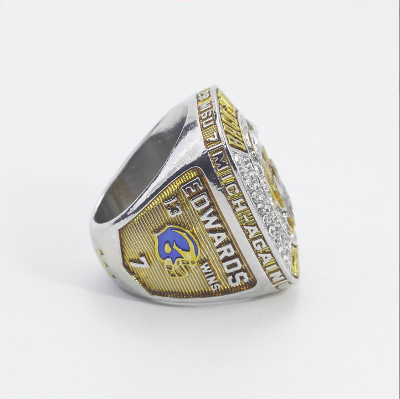 Michigan University Wolverines 2022 Back 2 Back National Championship Rings For Men