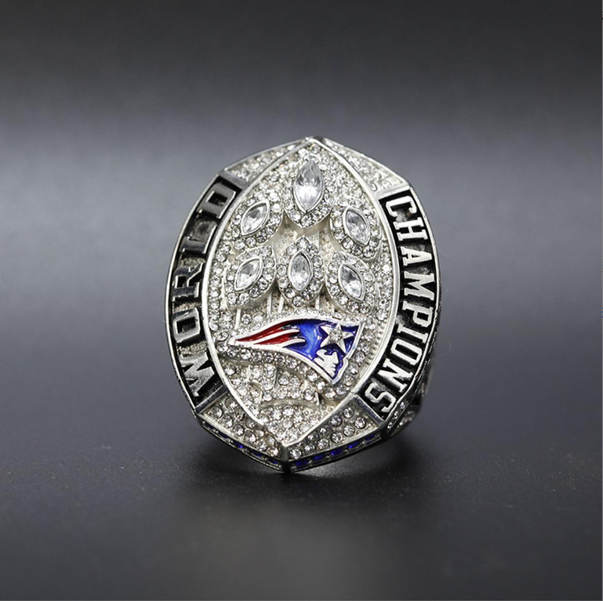 2018 New England NE Patriots Super Bowl Championship Rings With Box-BRADY