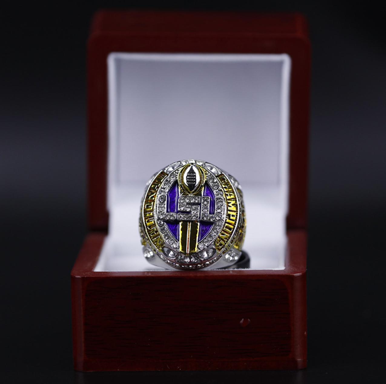 2019 Louisiana University League LSU Tigers Football Championship Ring