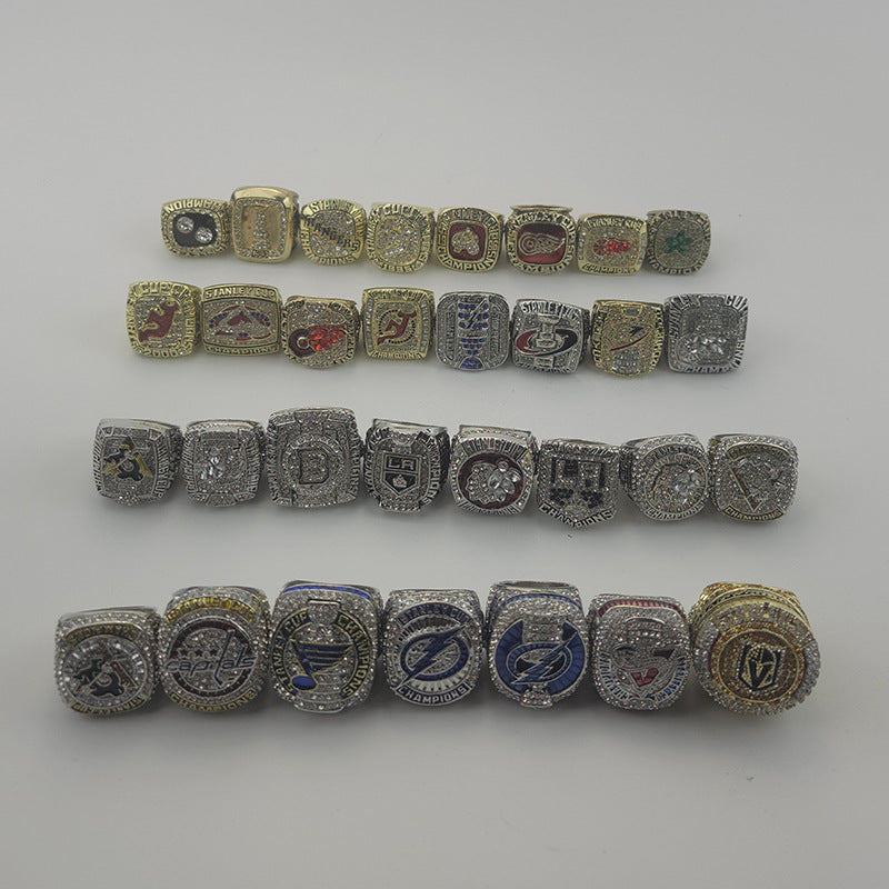 1992-2023 Stanley Cup Championship Rings With Box Set