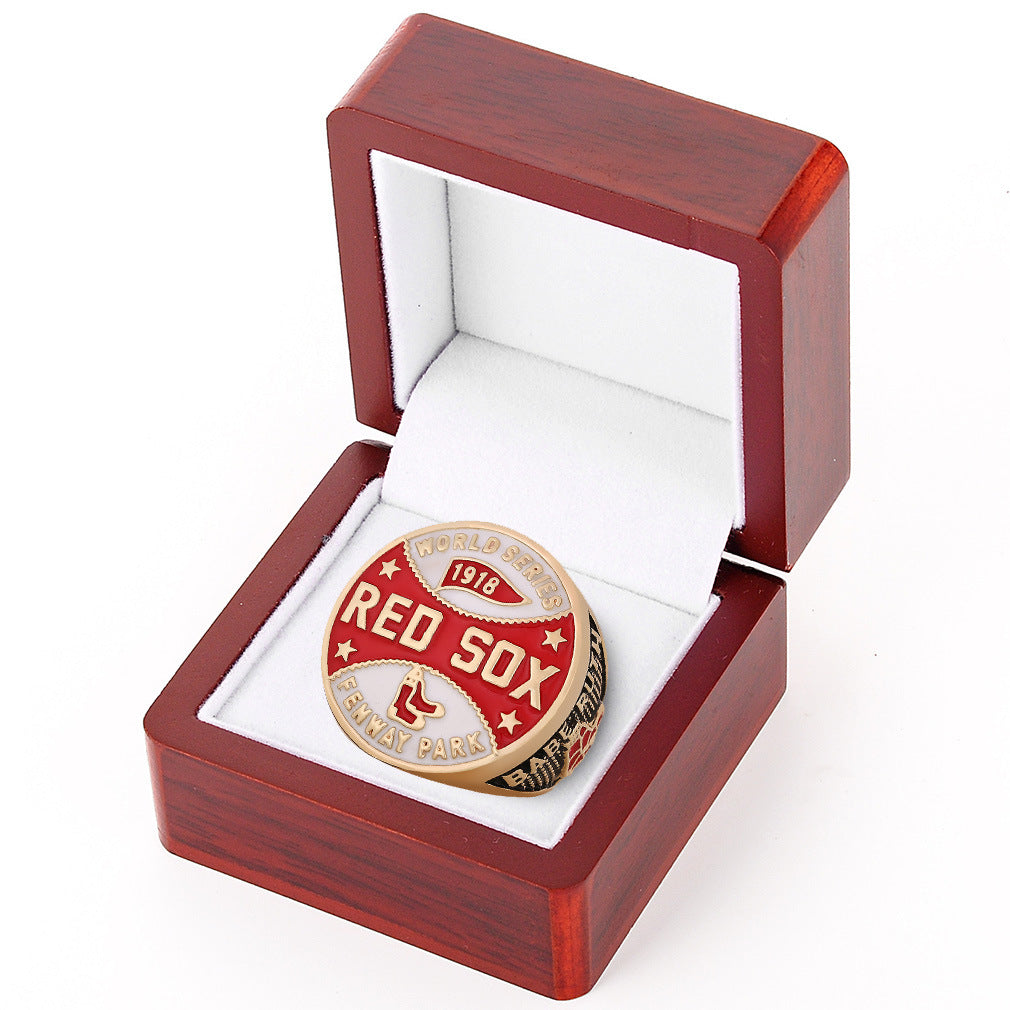 1918 Boston Red Sox Baseball World Championship Ring With Box