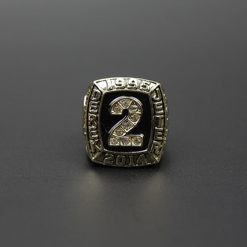 1995-2014 NY Yankees Derek Jeter #2 Baseball Hall Of Fame Championship Ring