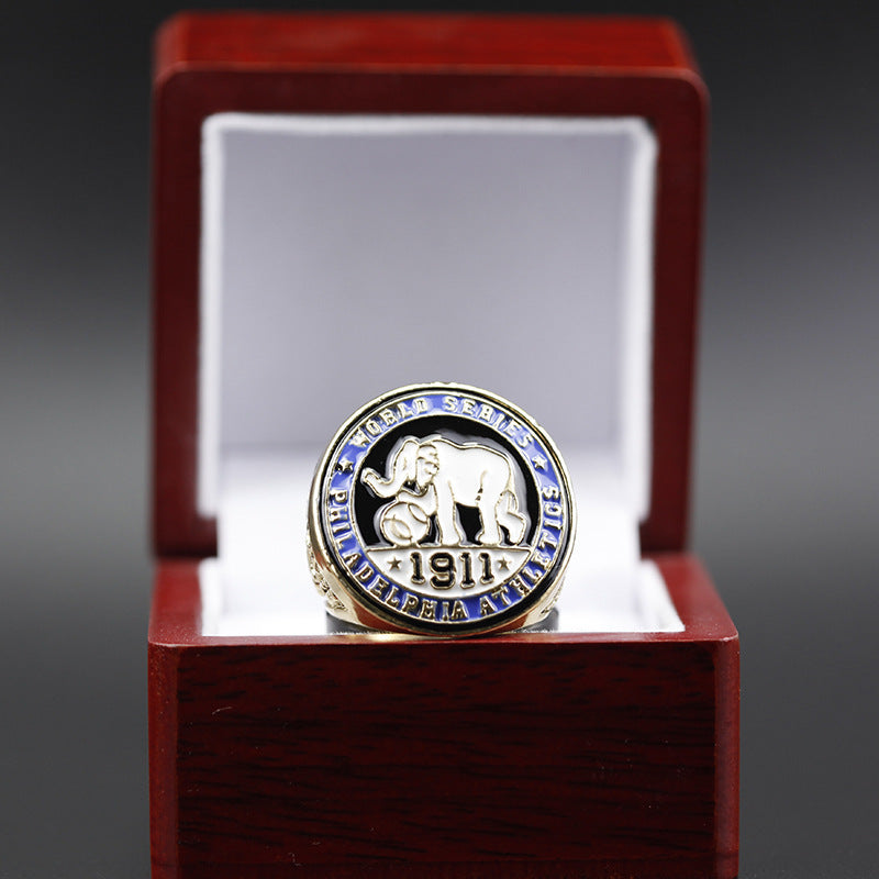 1911 Philadelphia A's Baseball Championship Ring With Box