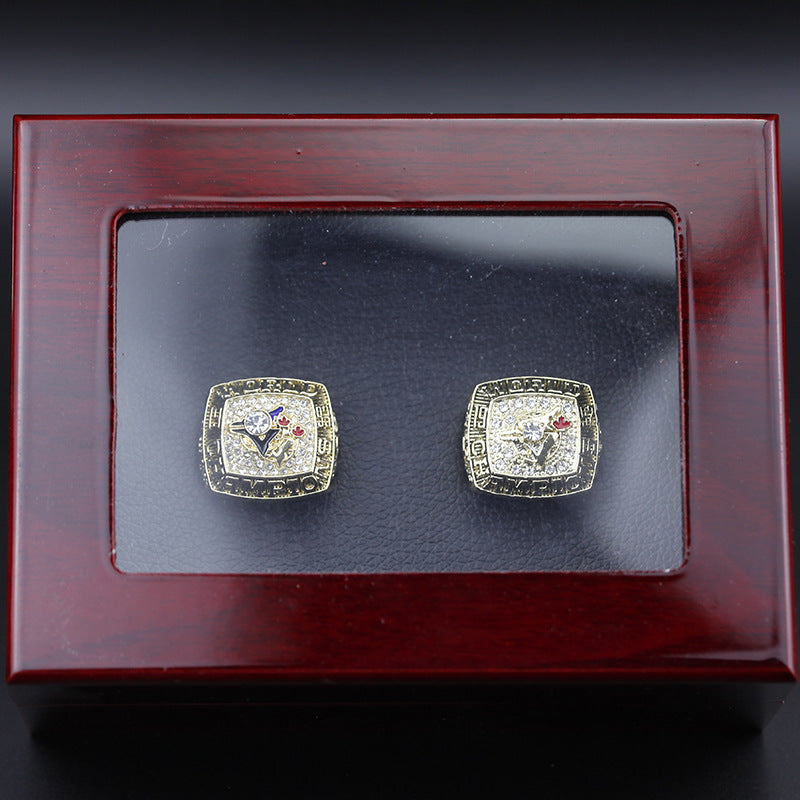 1992 1993 Toronto Blue Jays Rings With Box Set #BELL CARTER