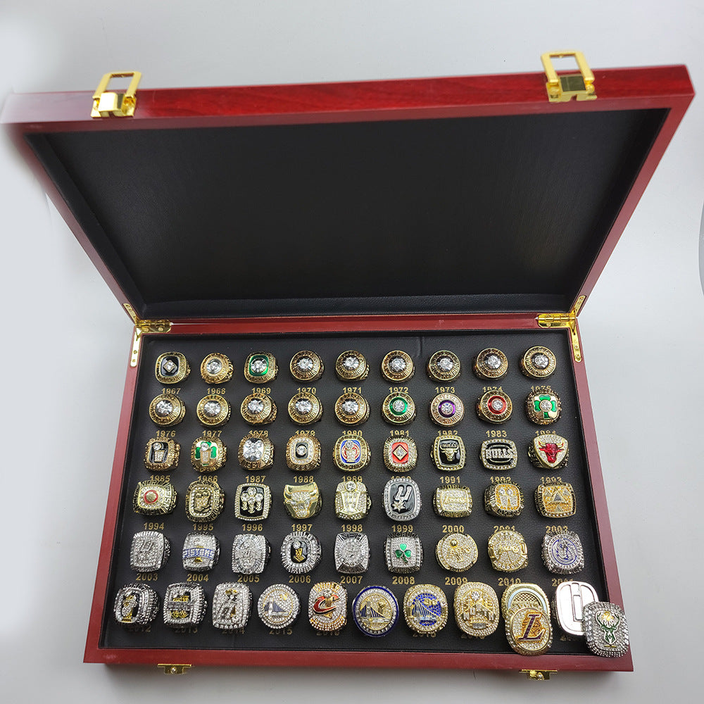 1967-2021 NBA Championship rings with box set for fans best collection gift