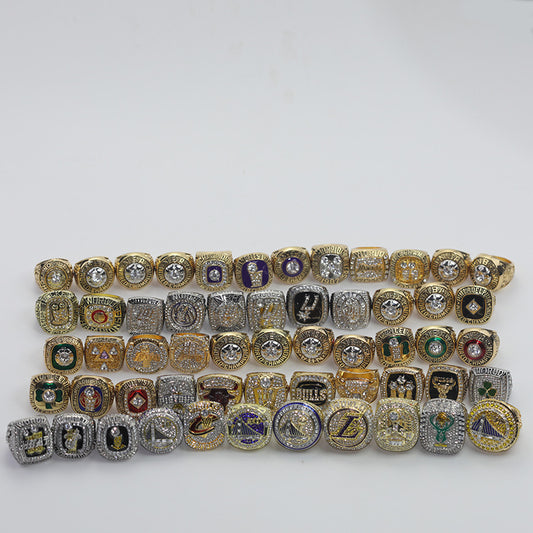 1967-2022 56pcs NBA World Series Championship Rings With Trophy Set