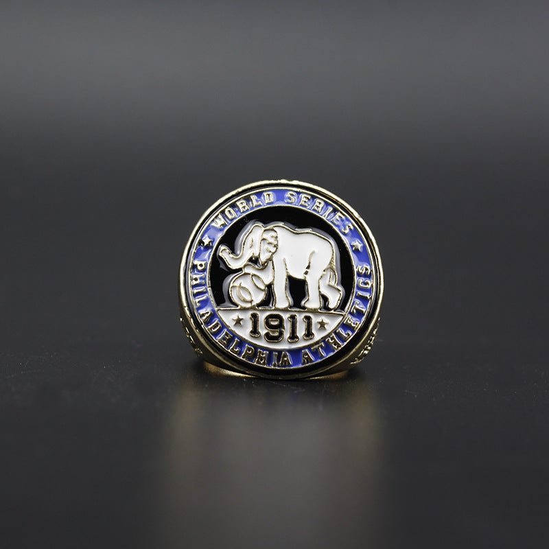 1911 Philadelphia A's Baseball Championship Ring With Box