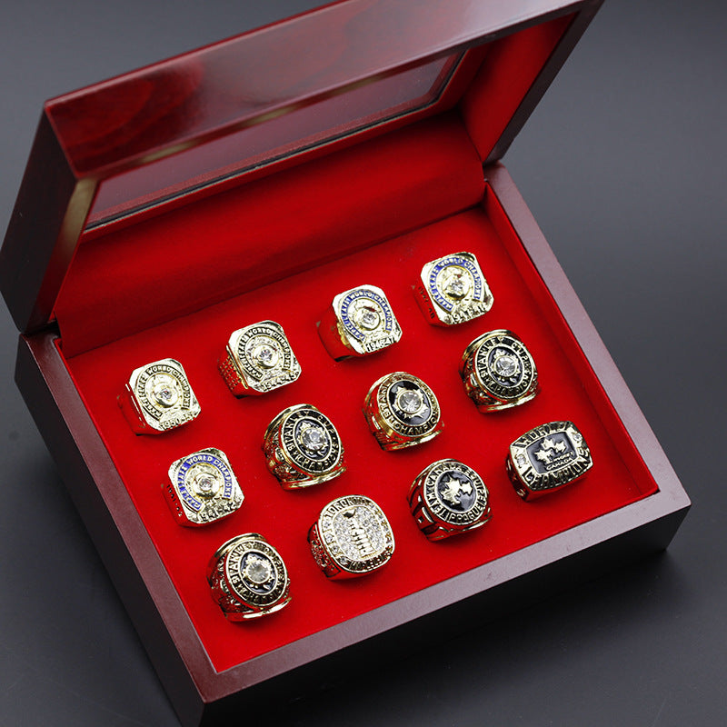 12pcs Toronto Maples Stanley Cup Championship Rings With Box Set