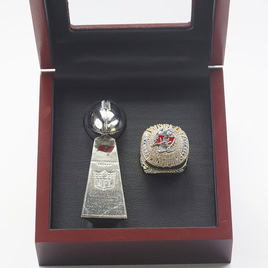 2020 Tampa Bay Buccaneers 55th Super Bowl Championship Ring With Trophy Set