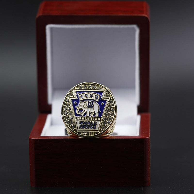 1929 Philadelphia Athletics A's World Series Championship Ring With Box