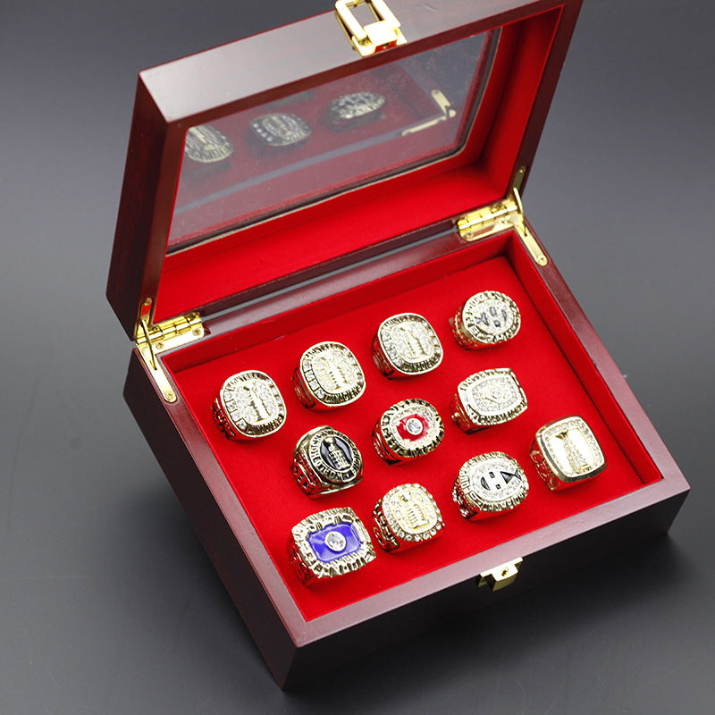 11pcs Montreal Canadiens Stanley Cup Championship Rings With Box Set