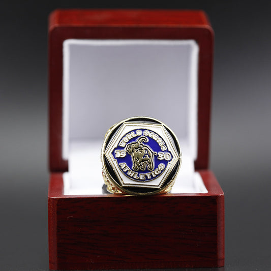 1930 Philadelphia Athletics A's Baseball World Series Championship Ring With Box