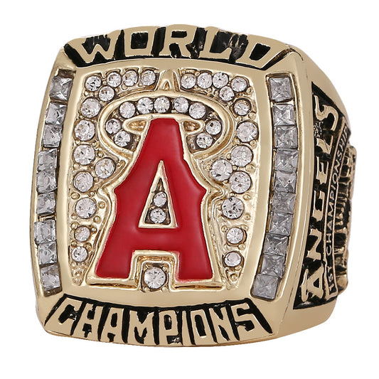 2002 Los Angeles Angels Baseball Championship Ring With Box