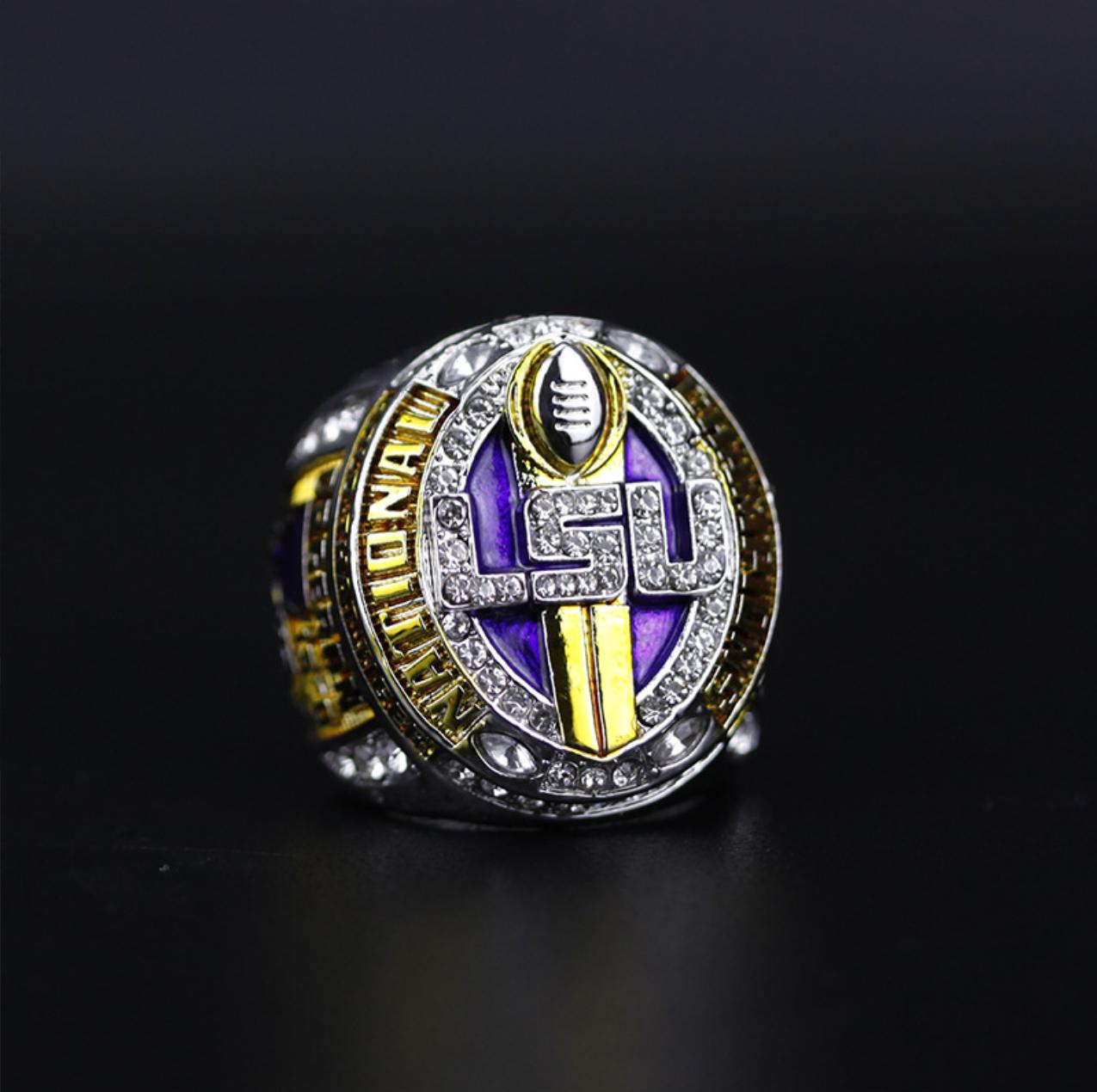 2019 Louisiana University League LSU Tigers Football Championship Ring