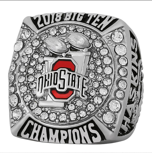 2018 Ohio State Buckeyes Big Ten Rose Bowl National Championship Rings For Men Gift