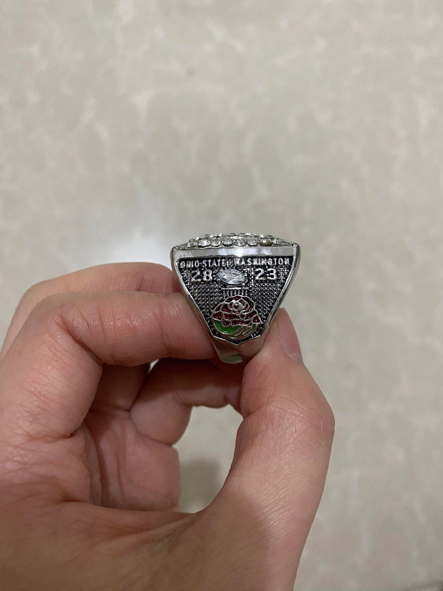 2018 Ohio State Buckeyes Big Ten Rose Bowl National Championship Rings For Men Gift