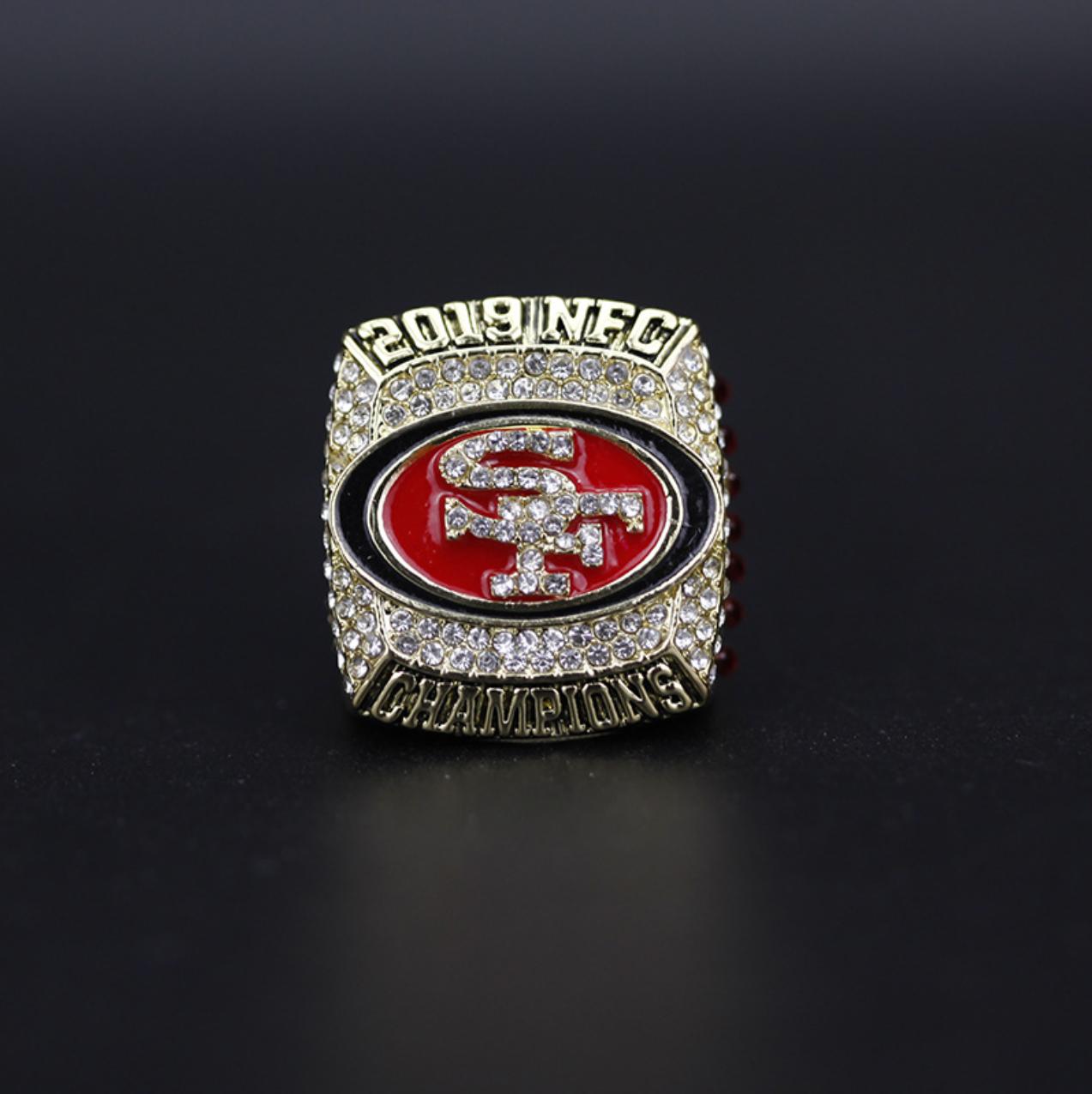 2019 NFC San Francisco SF 49ers Championship Ring with Box