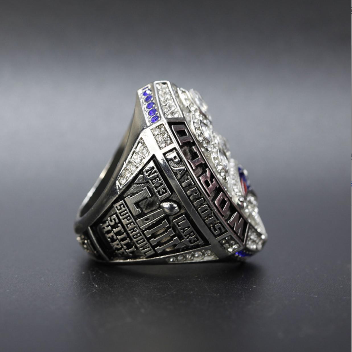 2018 New England NE Patriots Super Bowl Championship Rings With Box-BRADY