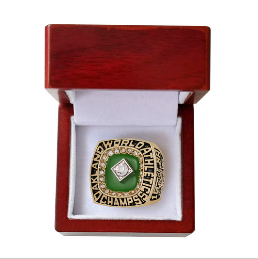 1989 Oakland A's Baseball Championship Ring With Box