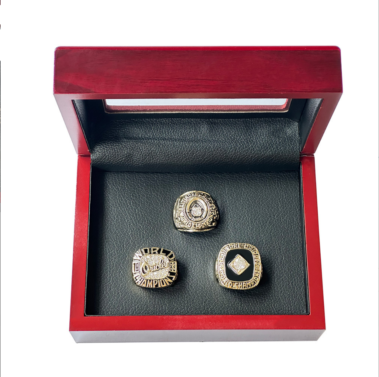 1966 1970 1983 Baltimore Orioles World Championship Rings with Box Set