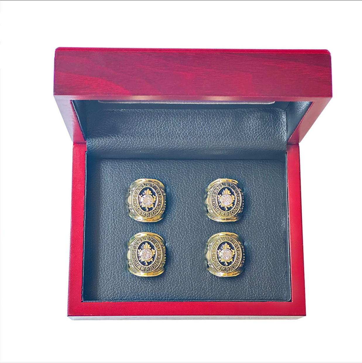 1962 1963 1964 1967 Toronto Maples Hocky Championship Rings With Box Set