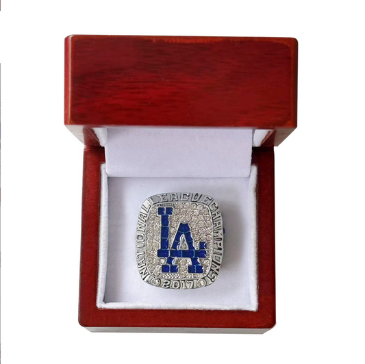 2017 LA Dodgers MLB Baseball Championship Ring With Box