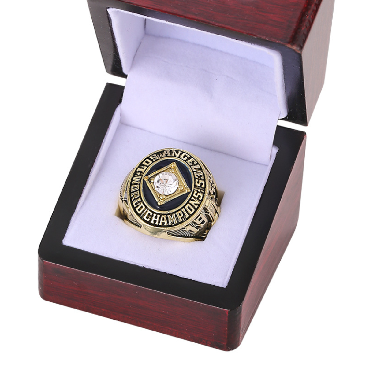 1959 LA Dodgers Baseball World Championship Ring With Box