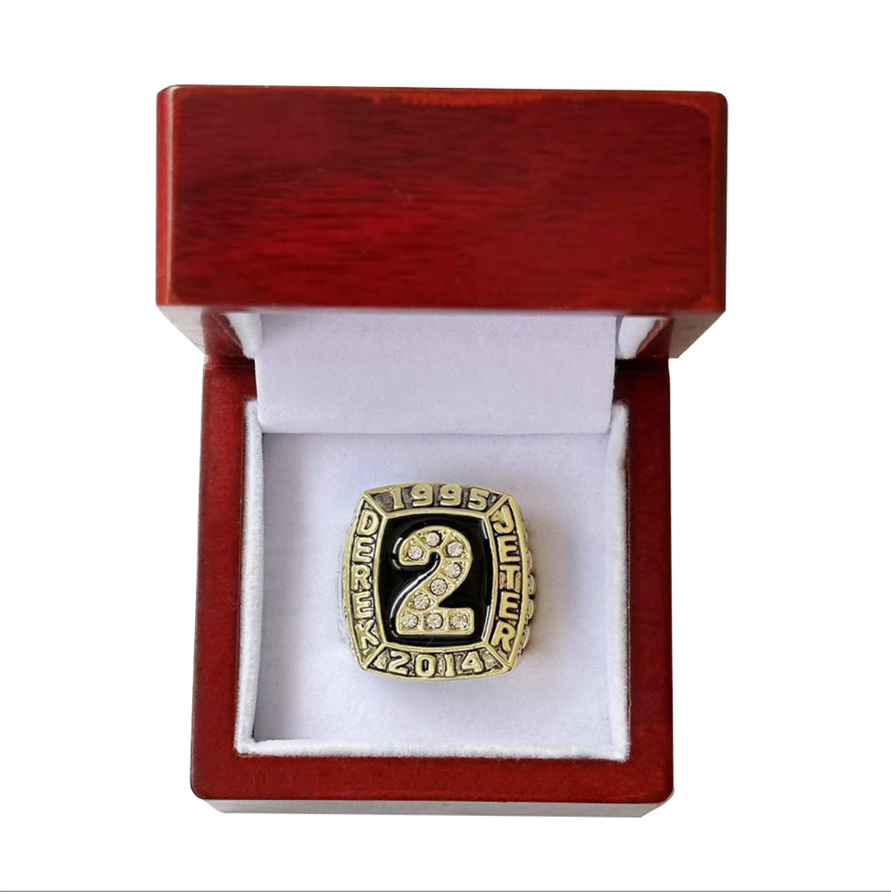 1995-2014 NY Yankees Derek Jeter #2 Baseball Hall Of Fame Championship Ring