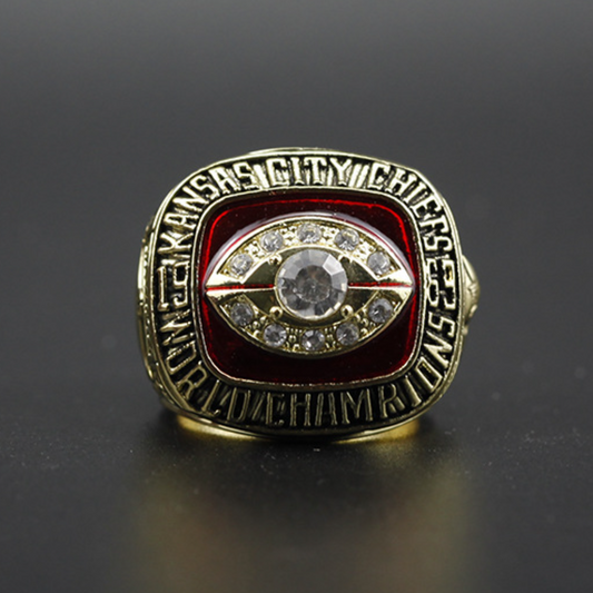 1969 KC Chiefs Super Bowl Championship rings with box set